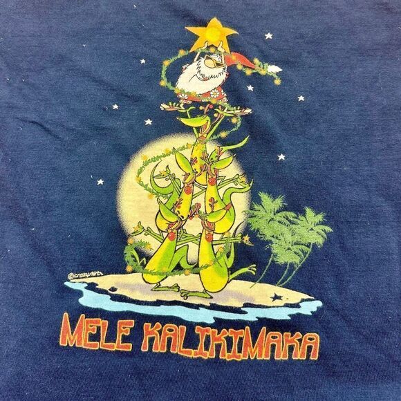 Boys Medium Vintage Santa T-shirt - Picture 6 of 6